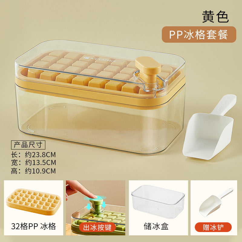 One-touch ice tray