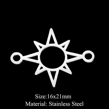 5 pcs/bag, eye fairy face pendant.