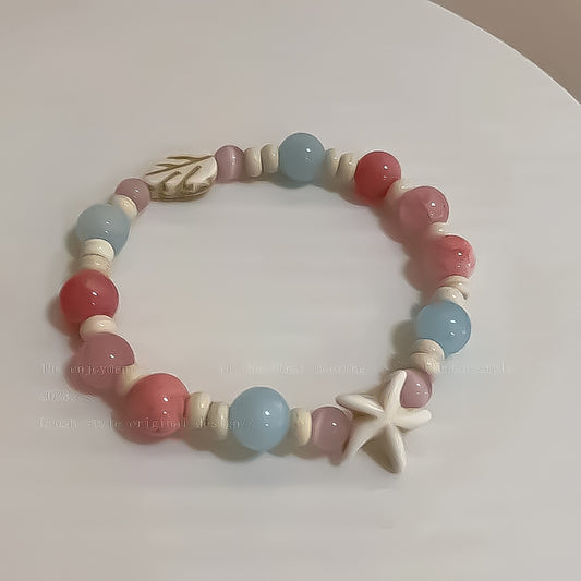 Starfish bracelet macaron color ins bracelet