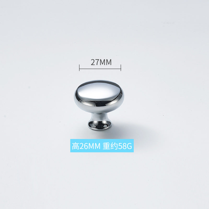 High-end solid brass handle silver plating