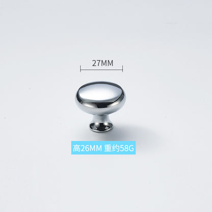 High-end solid brass handle silver plating