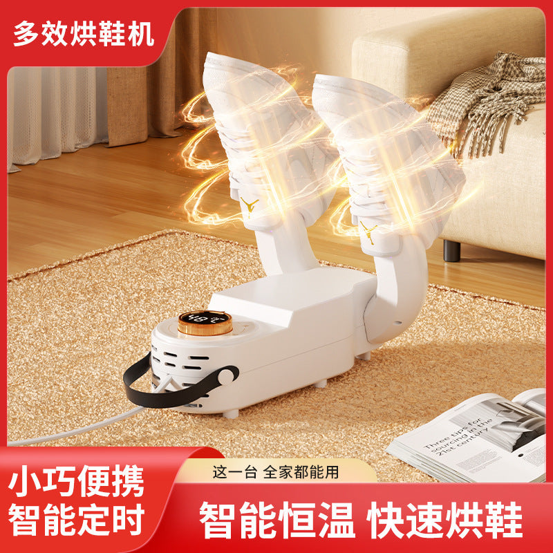 Timed quick-drying shoe dryer