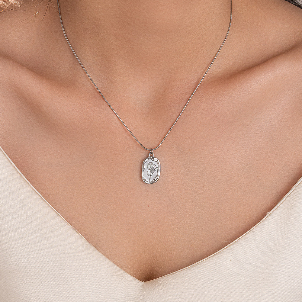 Tulip Flower Necklace