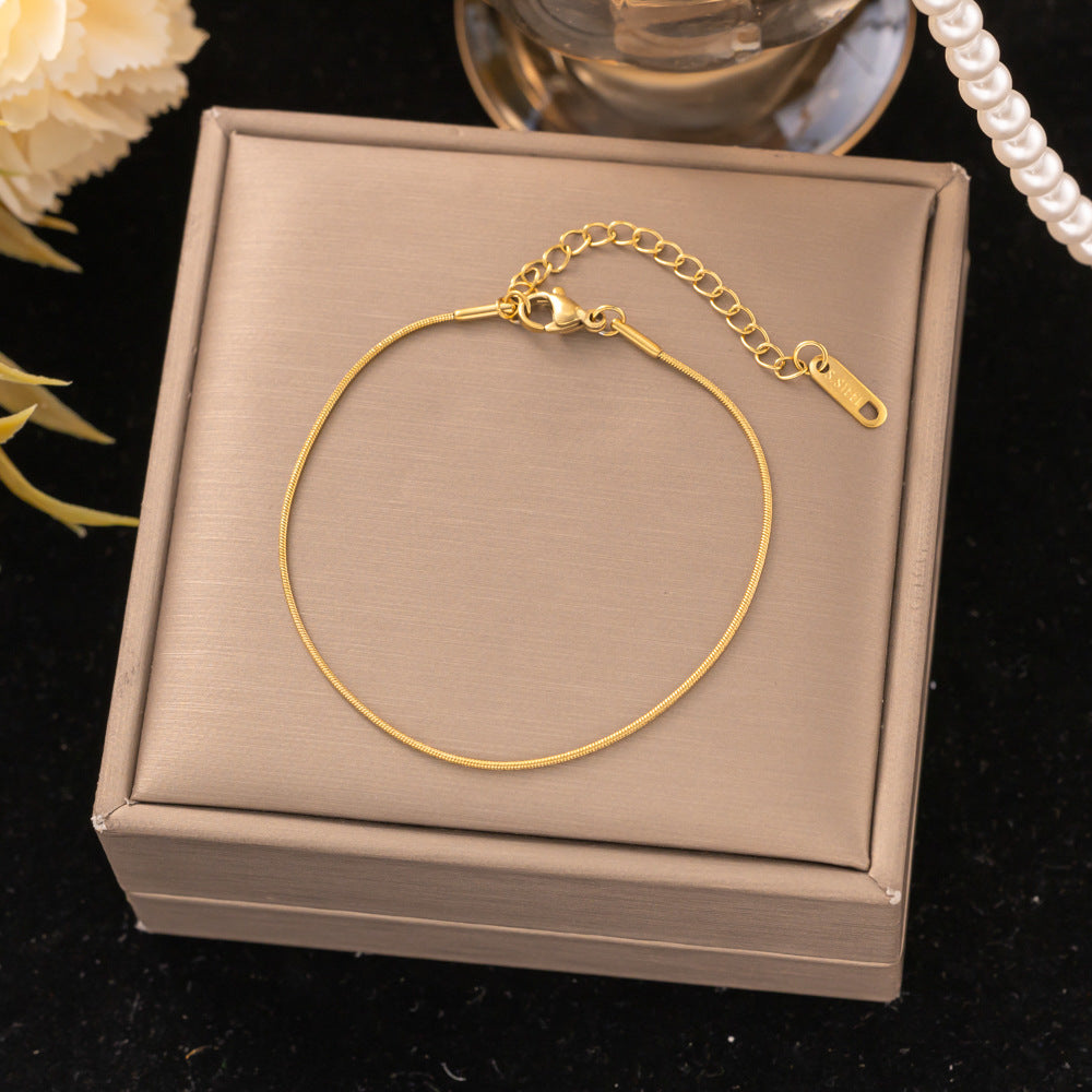 18K Gold Titanium Steel Bracelet