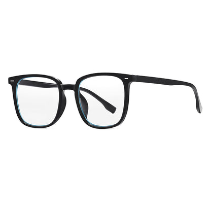 Gafas fotocromáticas inteligentes con marco negro que bloquean la luz azul