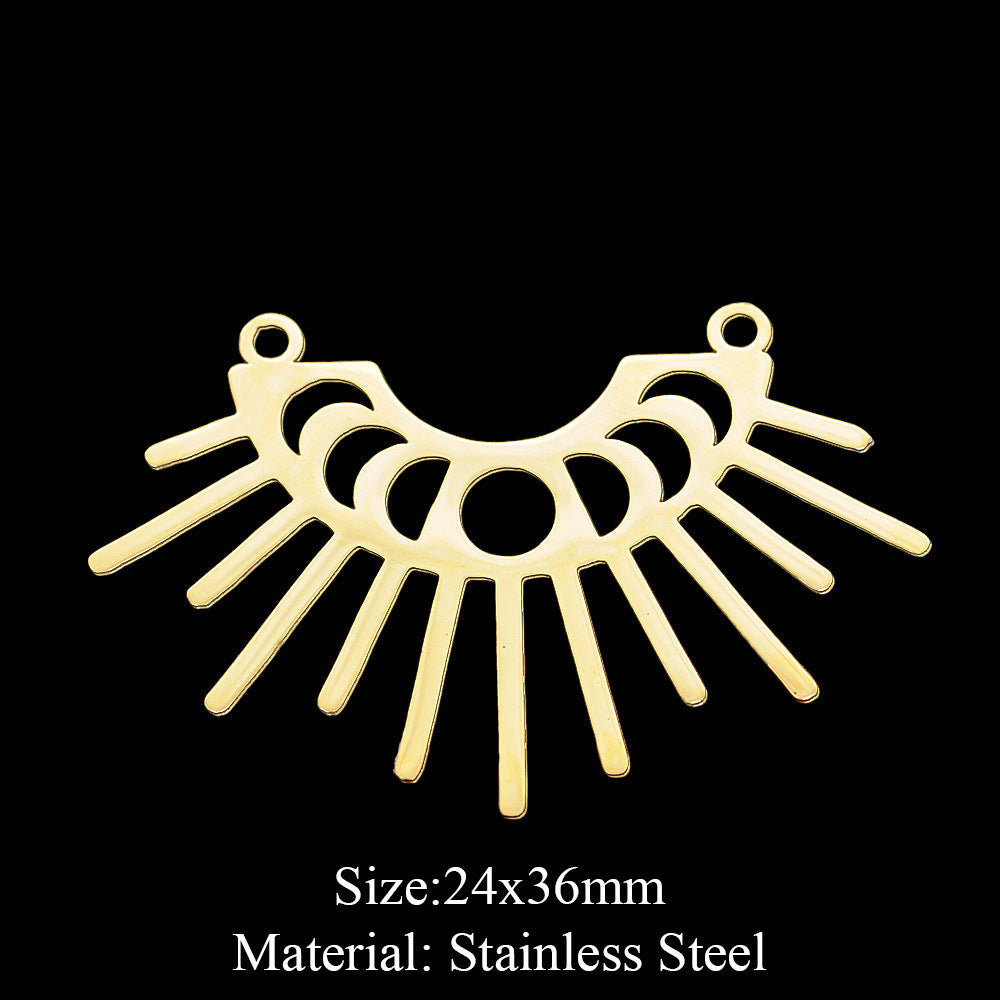 5 pcs/pack, snail bear, moth snake pendant.