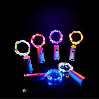 Luces decorativas de batería LED de cadena de luz de alambre de cobre 