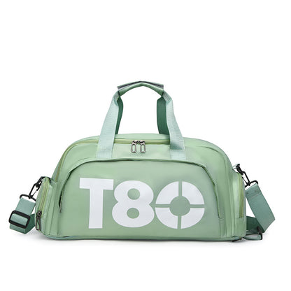 Dry and wet separation fitness bag short trip bag