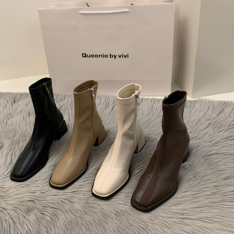 Spring/Autumn Brown Martin Boots