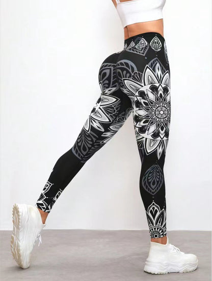 Pantalones de yoga sin costuras color melocotón para levantamiento de glúteos Leggings deportivos moldeadores de cintura alta 