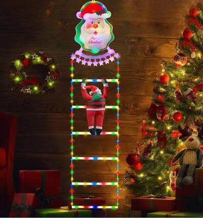 Luz de escalera de Papá Noel 