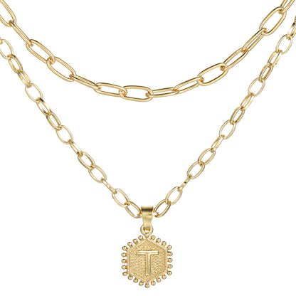 26 English pendant letter necklace creative