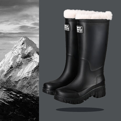 Rain boots thick-soled wear-resistant work shoes