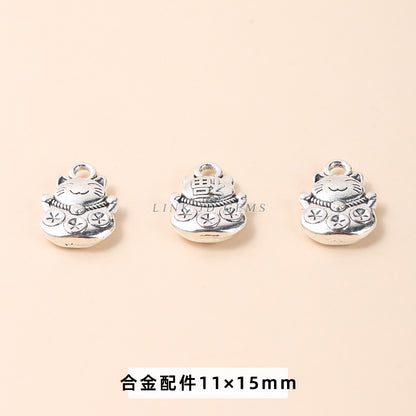 Tibetan silver alloy small pendant accessories