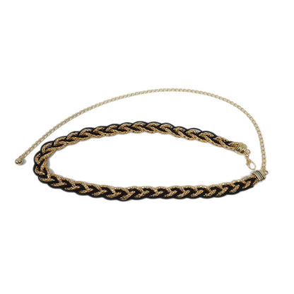 Hollow metal waist chain