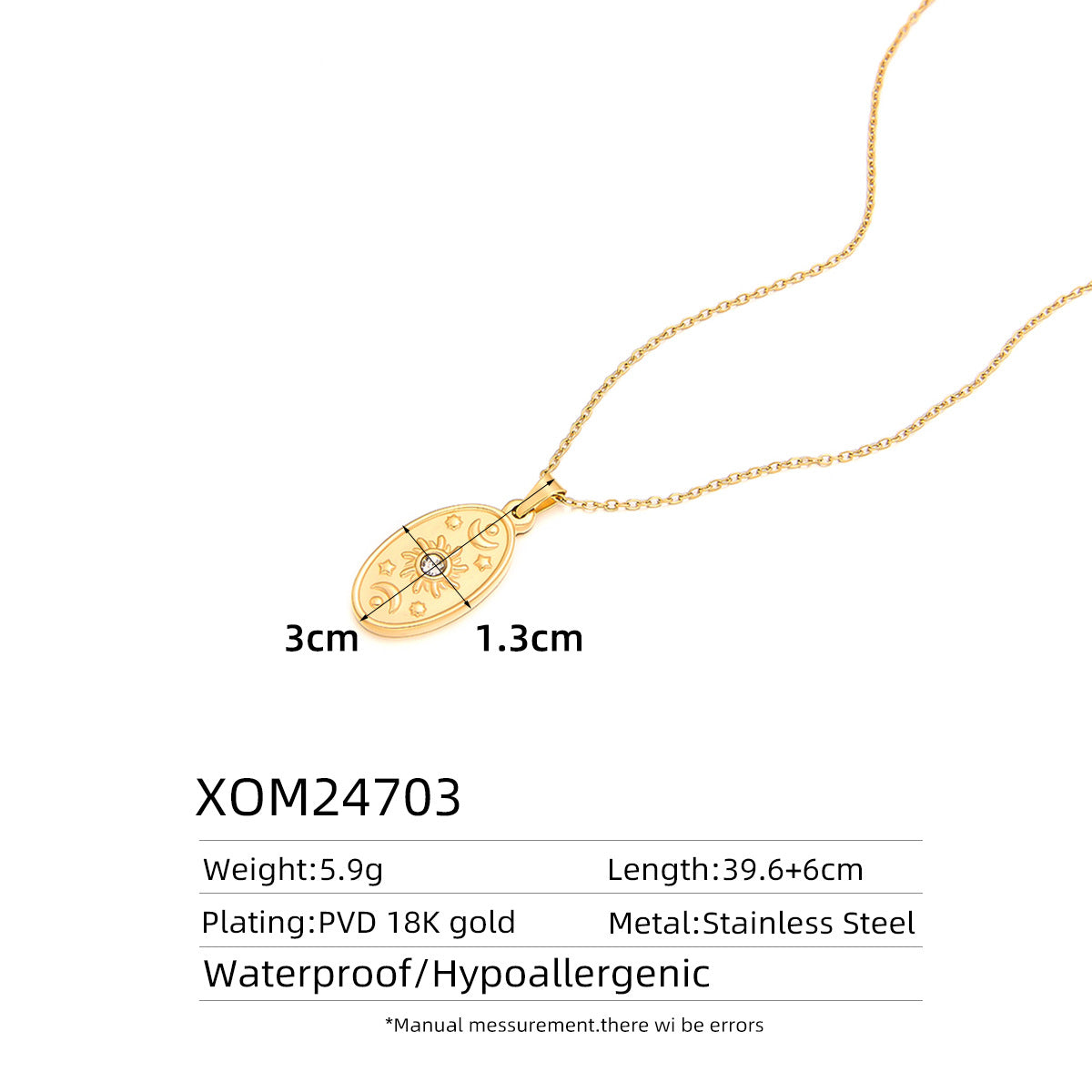 High-End Non-Fading Titanium Steel Women's Collarbone Necklace — INS Euro Style