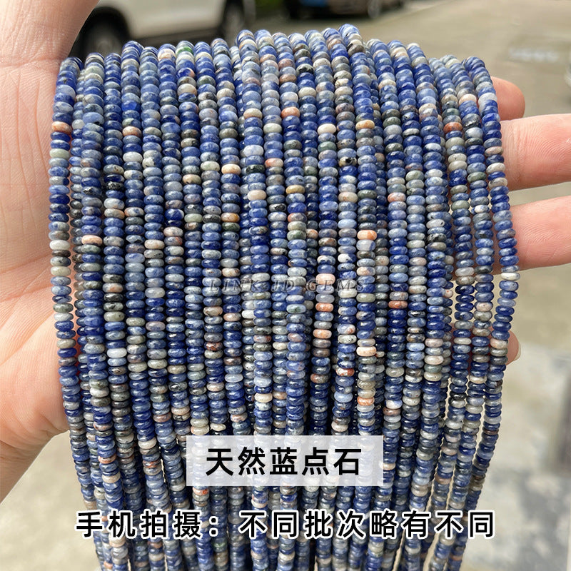 4 * 2Mm natural jade abacus beads loose beads