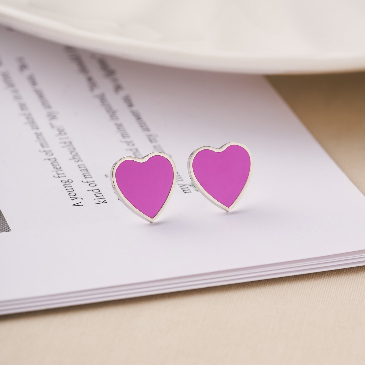 Cute Fruit & Daisy Titanium Steel Stud Earrings — Women's Non-Fading