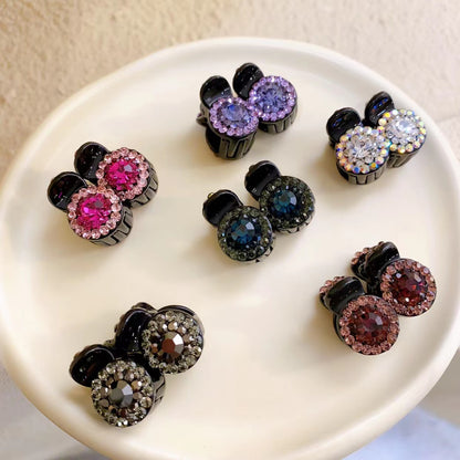 Pinza para el pelo con diamantes de imitación de lujo de Corea 