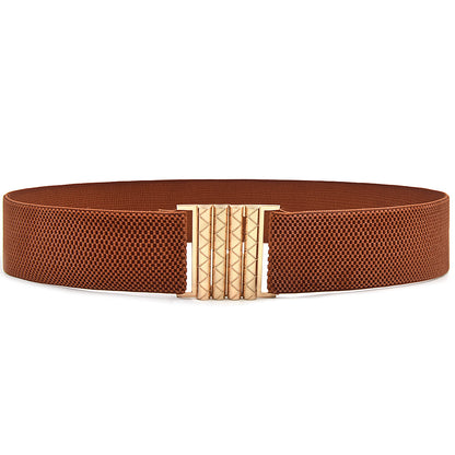 Elastic wide belt women's summer