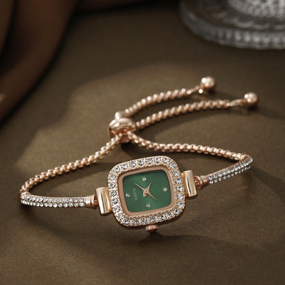 Square watch European jewelry set