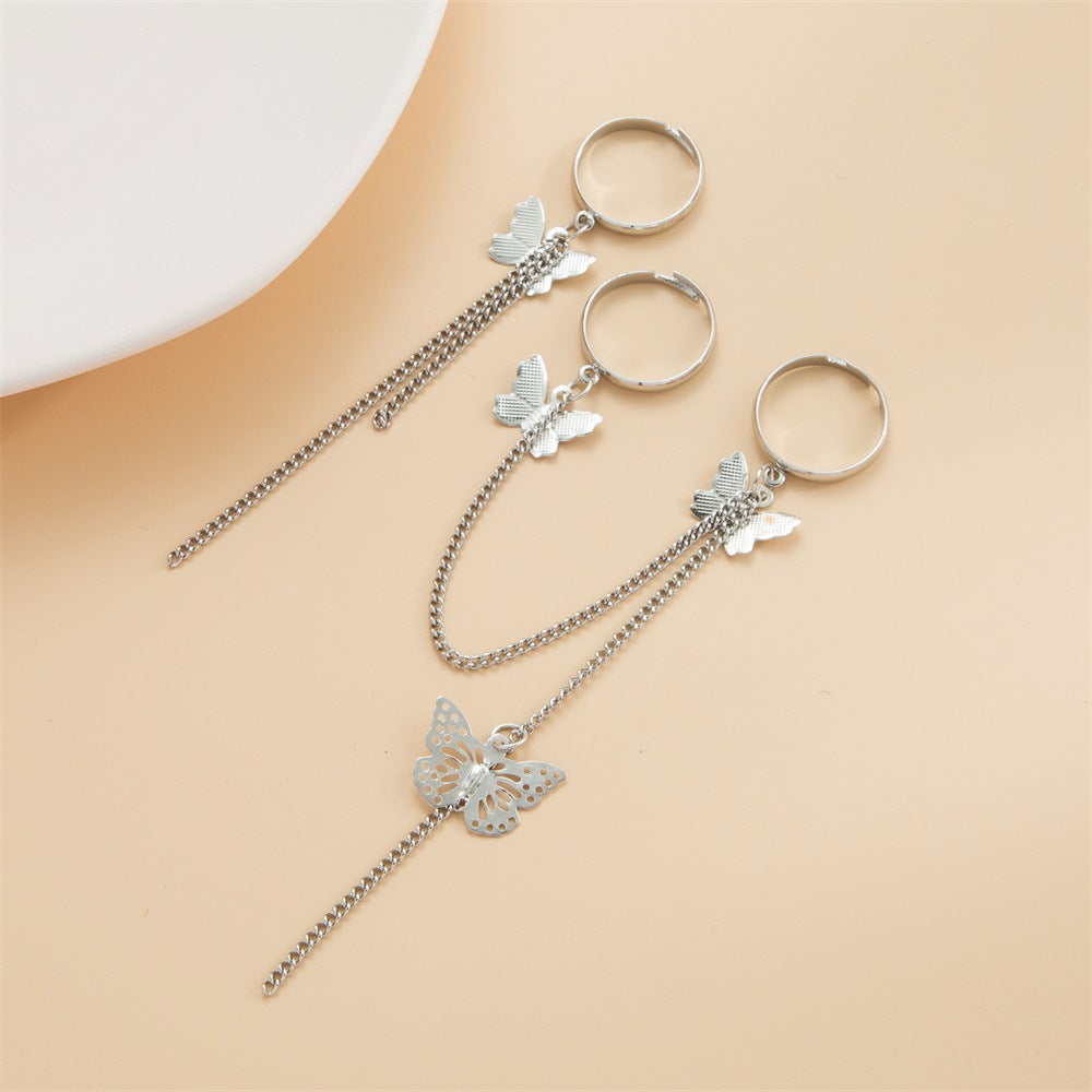 Butterfly chain combination ring opening adjustable