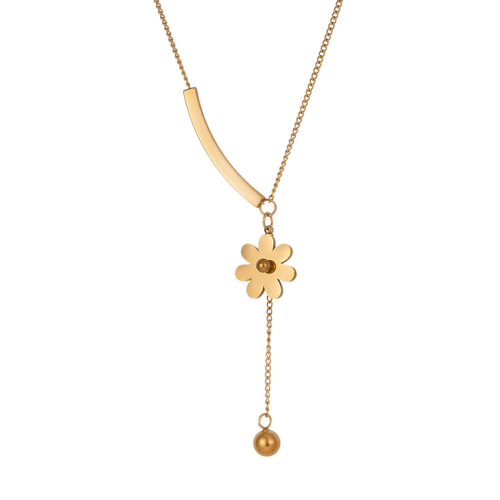 Titanium Steel Mori Design Necklace