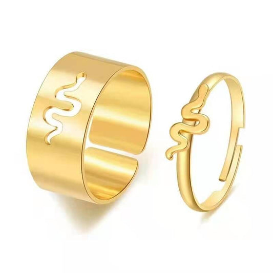 Juego de anillos del mismo par. 