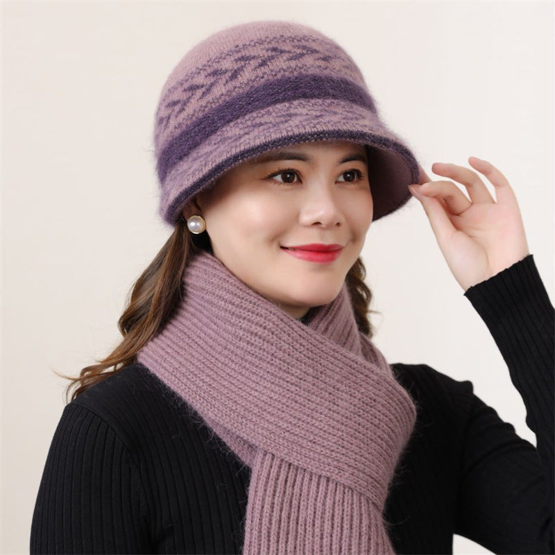 Gorro de punto para personas mayores 