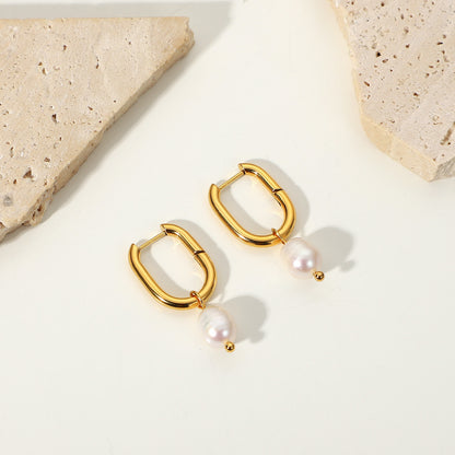 Pearl earrings
