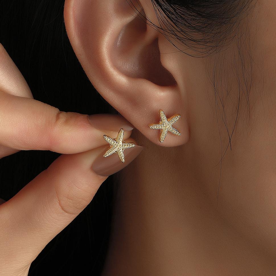 Starfish Stud Earrings