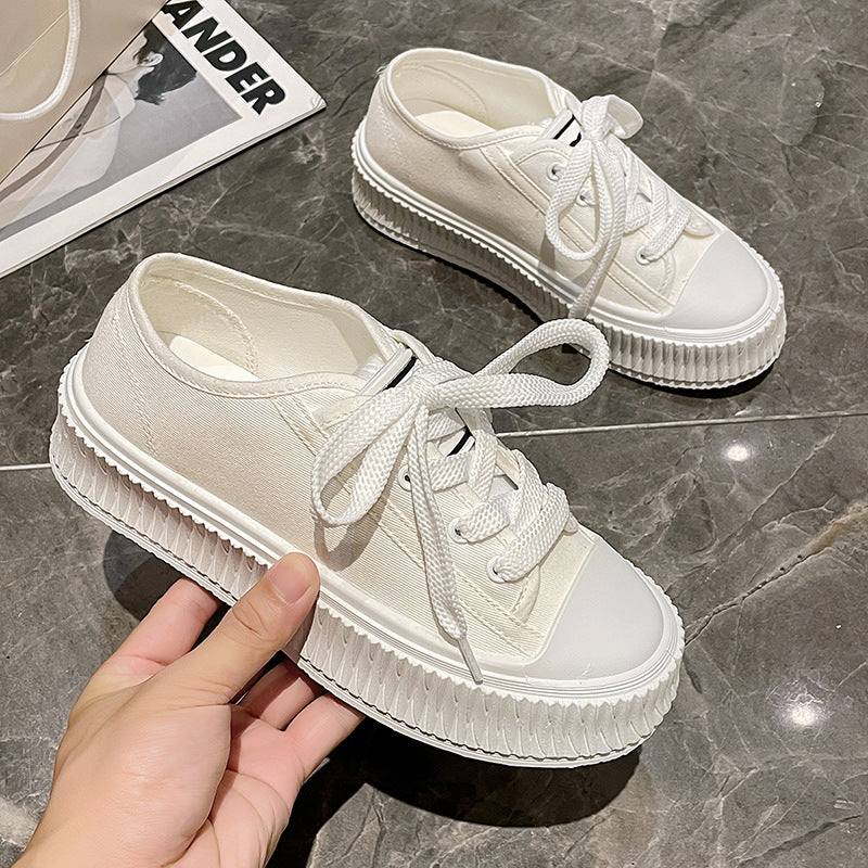 Chanel style thick-soled women's shoes