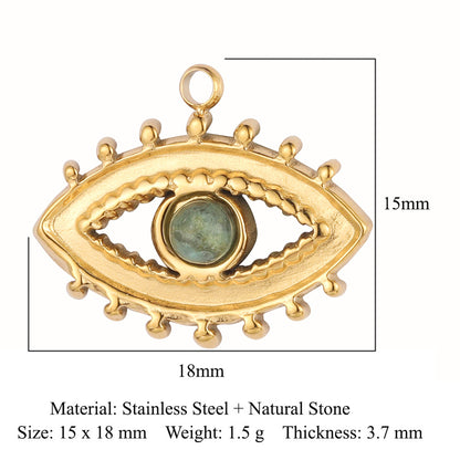 Devil's Eye Stainless Steel Pendant