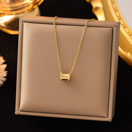 Personalized Titanium Steel Clavicle Necklace