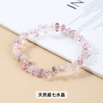 Pulsera de grava de cristal