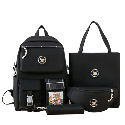 Mochila escolar bolso mochila de gran capacidad 