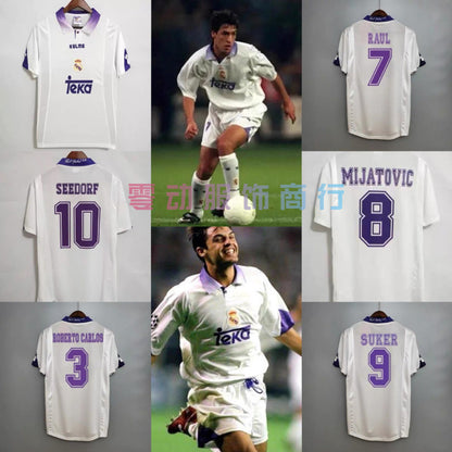 97-98 Vintage RAUL SEEDORF Classic Soccer Jersey
