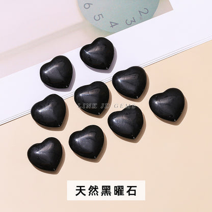 2Cm Natural Crystal Heart Shaped Gemstone