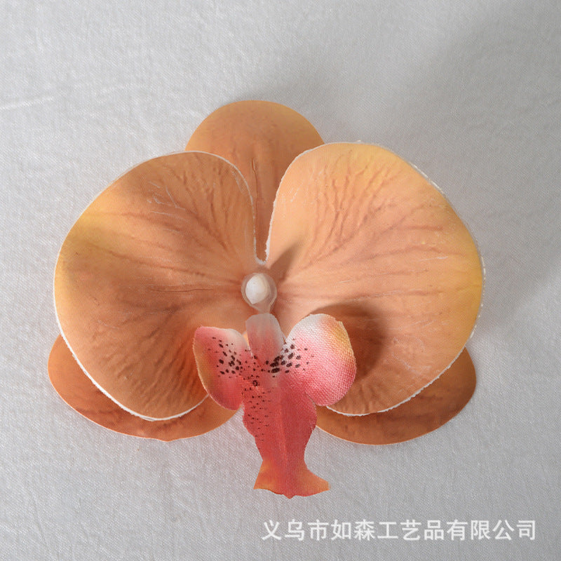 Cabeza de flor de orquídea mariposa de laminación 3D de simulación 