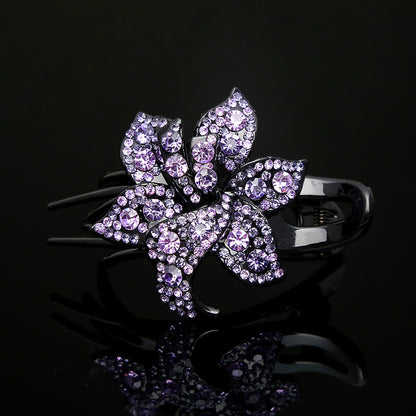 Rhinestone large grab Korean hair reel