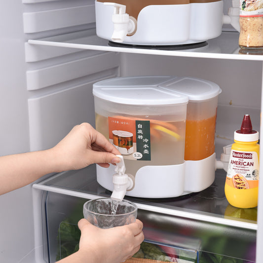 Juego de jarra de agua fría para refrigerador y mesa 