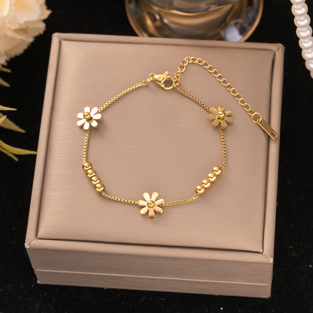 18K Gold Titanium Steel Bracelet