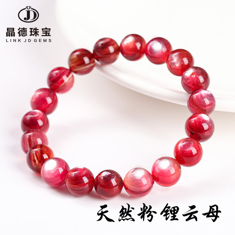 Pulsera de lepidolita en polvo 