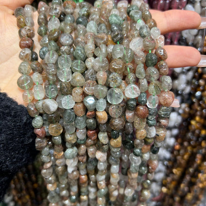 Ágata de cristal de ametista de pedra natural de 5-8 mm 