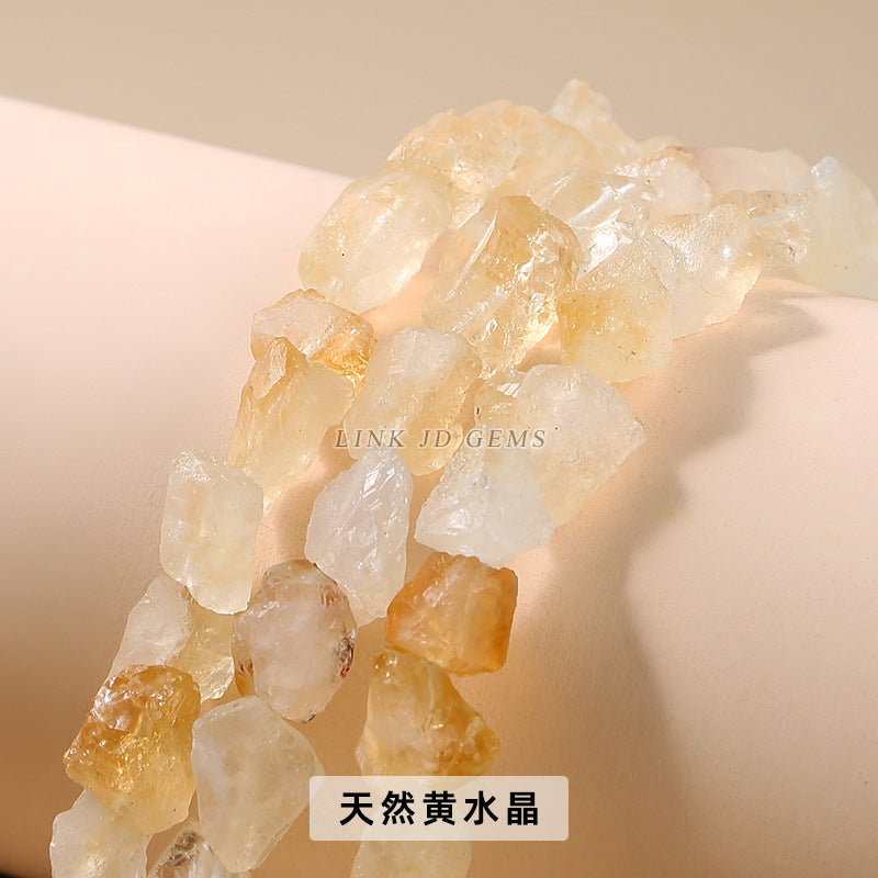 8-13Mm crystal straight hole rough stone loose beads