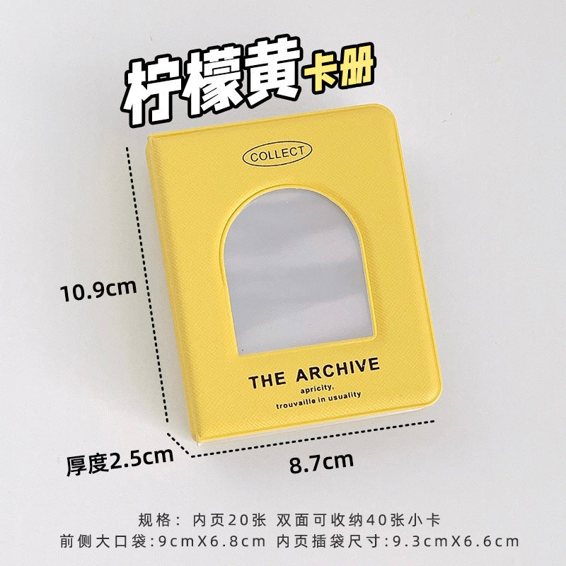 Card Holder, One-Grid, Star-Fan Mini Album