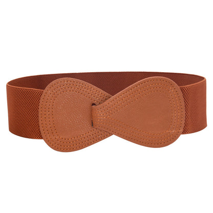 Bow elastic belt ladies