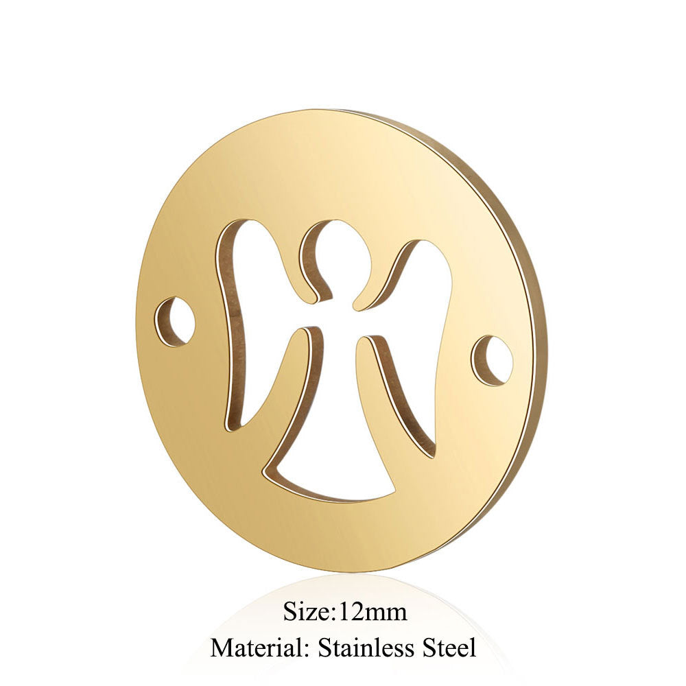 5 pcs/titanium steel jewelry connecting accessories