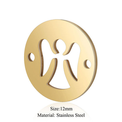 5 pcs/titanium steel jewelry connecting accessories