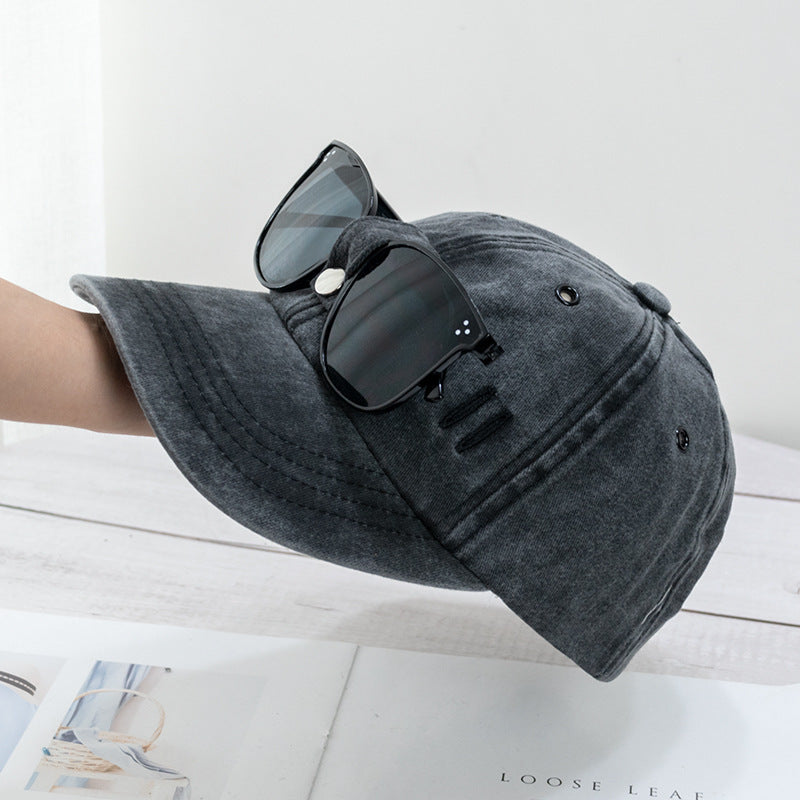 Cat Ear Pilot Sunglasses Baseball Cap